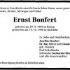 Bonfert Ernste 1908-1996 Todesanzeige